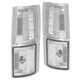 For 1994-1998 Gmc C10 C/K 1500 2500 Sierra Clear Corner Turn Signal Lights