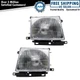 TRQ Headlight Assembly Set Driver & Passenger Side Fits 1997-2000 Toyota Tacoma