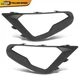 Front Bumper Fog Light Cover Bezels Left & Right Fit For 2018-2021 Ford EcoSport