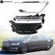 3PCS Left Driving Lamp Front Fog Light Cover Trim For Lincoln MKZ 2017-2020