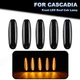 For 2008-up Freightliner Cascadia 5 Pack Smoked Amber LED Cab Roof Marker Lights