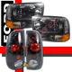 1999-2004 Ford F250 F350 SuperDuty Pickup Headlights Corner & Tail Lights Combo