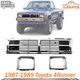 Front Grille & Head Light Door For 1987-1988 Toyota Pickup 1987-1989 4Runner