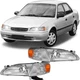 For TOYOTA For Corolla 1998-2000 Headlights Assembly Pair Chrome Housing