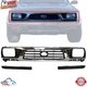 NEW FRONT CHROME GRILLE & BLACK BUMPER FILLER 3PC FOR 1995-1997 TOYOTA TACOMA