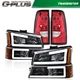 Fit For 2003-2006 Chevy Silverado 1500 2500 Headlights + Tail Lights Combo