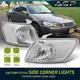 For 00-01 Toyota Camry Chrome Corner Lights + Parking Bumper Lamps Assembly Pair