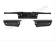 For 08-12 FORD SUPER DUTY REAR STEP BUMPER BLACK END/CAP PAD W/HOLE 3PCS