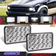 For Chevy S10 Blazer 1994-1997 2X 4x6" Inch LED Headlight Hi/Lo Sealed Beam DOT 