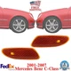 Front Side Marker Corner Turn Signal Lights For 2001-2007 Mercedes Benz C-Class