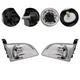 For 2001 2002 2003 Toyota Sienna Headlights Headlamps Pair Set Left L & Right R