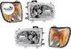 Headlights Assembly Pair for Nissan Pathfinder LE SE XE 1999-2004, Halogen with