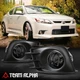 Fits 2011-2013 Scion tC[Smoke]Bumper Fog Light Lamp w/Switch+Wire Harness+Bezel