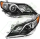 For Toyota Camry 2012-2014 Headlights Assembly Pair Replacement Black Housing