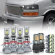 For GMC Savana 2003-2024 LED Headlight Turn Signal Side Marker Light Bulbs Kit