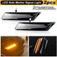 For 06-12 Porsche Cayman 987 Smoke Lens Amber LED Turn Signal Side Marker Lights