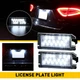 LED License Plate Light Lamps For 2015- 17 Dodge Viper Grand 2017-21 6000K White LED License Plate Light Lamps For 2015- 17 Dodge Viper Grand 2017-21 6000K White