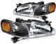 For 1998-2000 Toyota For Corolla Headlights Assembly Set Left & Right Sides