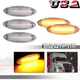 5PC Yellow LED Rooftop Clearance Marker Lights For 2008-up Freightliner Cascadia