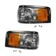  Corner Light Set Driver & Passenger Side Compatible with 1990-1994 Lincoln 