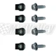 Front Bumper Outer Bracket Bolt U-nut Set For Ford F250 F350 F450 F550 11516845