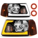 Black Headlight W/LED DRL Sequential Turn Light For 2001-2011 Ford Ranger LH RH Black Headlight W/LED DRL Sequential Turn Light For 2001-2011 Ford Ranger LH RH