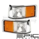Corner Marker Turn Signal Lights For 1990-1994 LINCOLN TOWN CAR -Left Right Pair