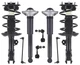 For Toyota Corolla 2020-2024 Front Struts Rear Complete Shocks & Sway Bar Links