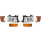 Headlight Set For 1993-1998 Toyota T100 with Corner Light and Turn Signal Light
