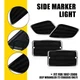 For 1997-2006 Jeep Wrangler TJ New Clear Bumper Fender Side Signal Marker Lights