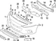 New Genuine Nissan Finisher - Front Bumper 622576CA0A / 62257-6CA0A OEM