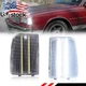 2PCS Clear White LED Front Corner Side Marker Lights For 1987-1990 Chevy Caprice