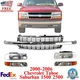 Fits Chevrolet Tahoe 2000-2006 Front Grille Chrome & Headlights Signal Lamp Kit