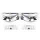 For Chevrolet Camaro 85-92 Smoke Bumper Turn Signal Lights & Side Marker Lights