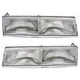 Headlight Set For 92-94 Mercury Grand Marquis 89-90 Cougar LH RH w/ bulb