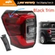 For 2022-2024 Ford Expedition Left Driver Side LED Tail Light Lamp Black Trim