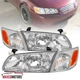 Headlights+Corner Signal Lamp Fits 2000-2001 Toyota Camry Replacement Left+Right