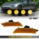 2pcs For 2016-2023 Mazda Miata MX-5 Front RH LH Bumper Marker Side Light Housing