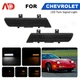Smoked Amber White LED Side Marker Signal Lights For 91-96 Chevrolet Corvette C4