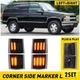 8pcs Dynamic LED Corner Marker Side Lights 5977460 For Chevy C/K 1500 2500 3500