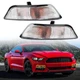 Pair For Ford Mustang 2015-2017 Park Turn Signal Side Marker Light Lamps W/Bulbs
