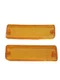 Pair Parking Signal Amber Bumper LENS Fit 89-95 Toyota Pickup 90-91 4RUNNER