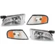 Corner Light & Headlight Kit Halogen for 98-99 Nissan Altima GLE, GXE, SE, XE