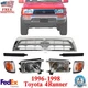 Grille + Fillers + Headlights + Corner Lights LH&RH For 1996-1998 Toyota 4Runner
