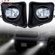 Pair For 2014-2018 2019 2020 2021 Toyota Tundra LED Fog Lights Front Bumper Lamp