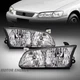 For 00-01 Toyota Camry Replacement Headlights Headlamps Lamps Chrome Left+Right
