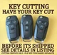 FORD FUSION F-150 F-250 F-350 FLIP KEY REMOTE TRANSMITTER KEY CUTTING SERVICE 