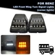 Amber White LED Turn Signal Lights Smoked For 90-18 Mercedes-Benz W463 G550 G500