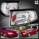Clear Fits 1994-1998 Ford Mustang GT Corner Lights Parking Turn Signal Lamps