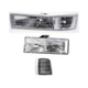 ASTRO/SAFARI 85-05 HEAD LAMP LH Composite Assembly Halogen 3-pc kit with Parking